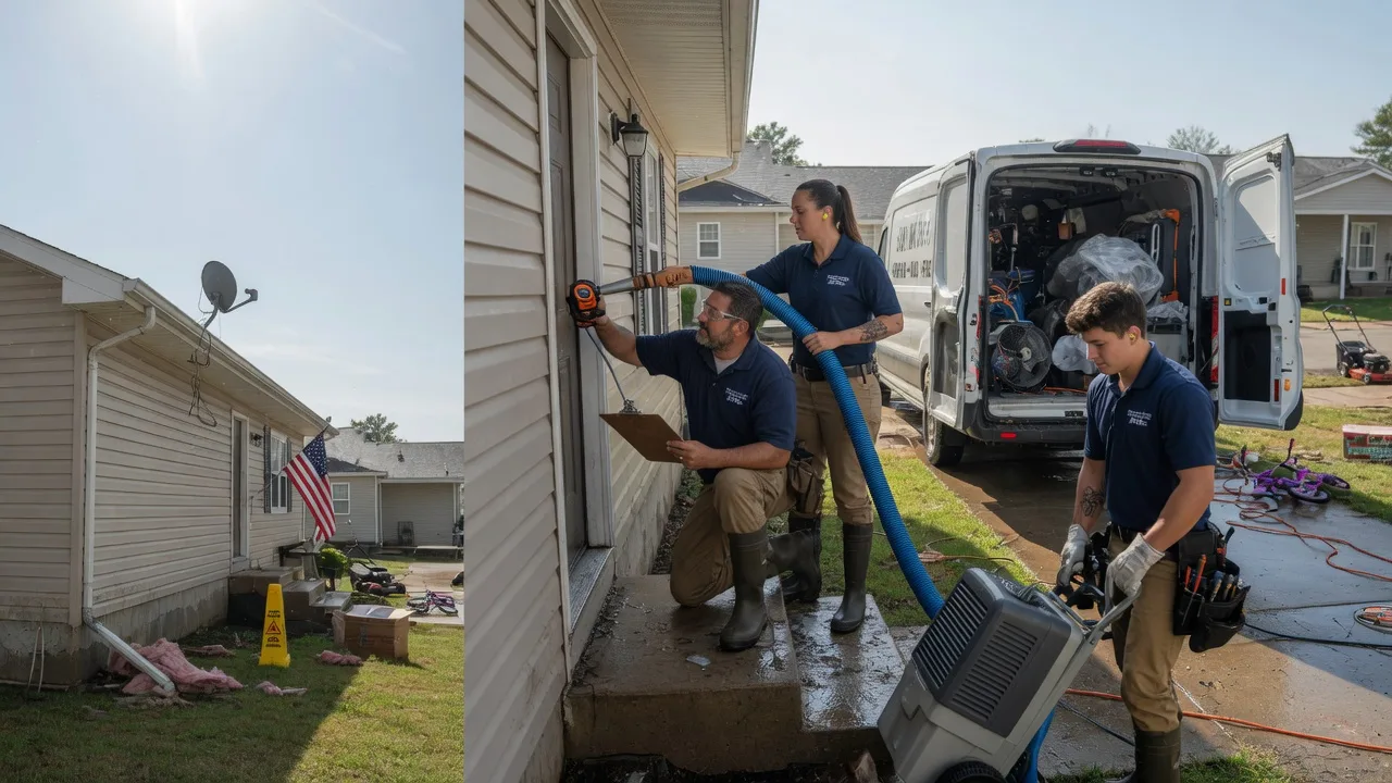 Ceiling Water Damage Restoration in Kaiser, MO near me